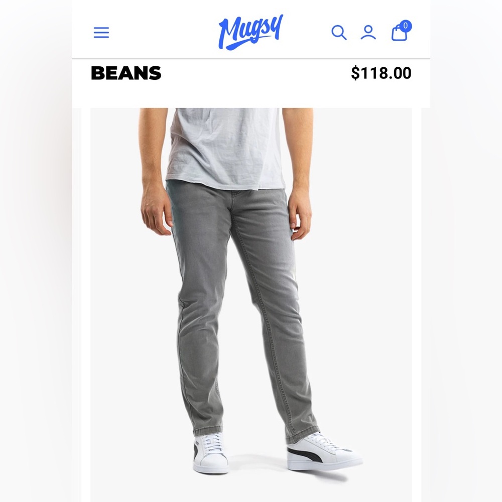 36x32 Mugsy Beans Jeans